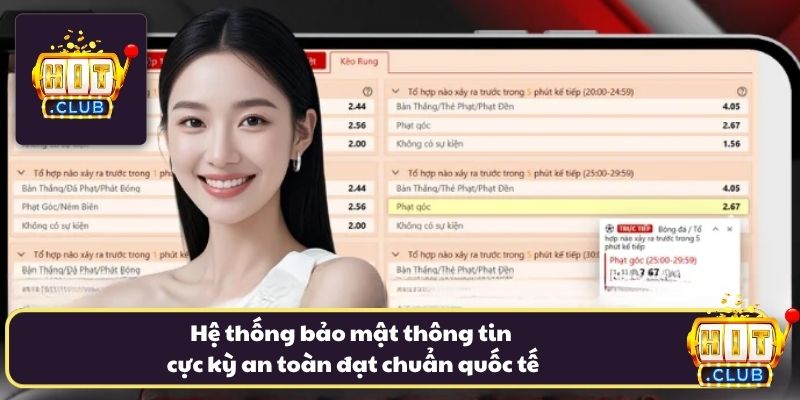 Hệ thống bảo mật thông tin cực kỳ an toàn đạt chuẩn quốc tế